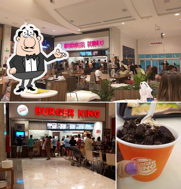 O Burger King se destaca pelo interior e sobremesa