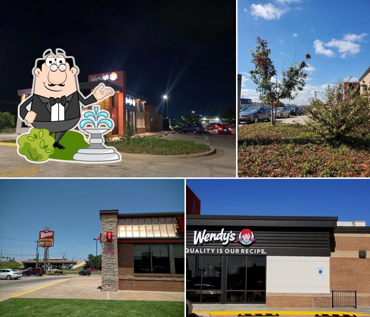 The exterior of Wendy's