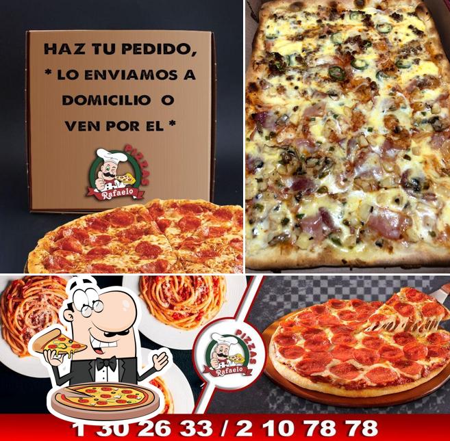 Elige una pizza en Pizzas Rafaelo