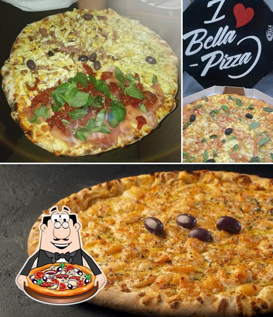 Escolha pizza no FEITO PIZZAS E MASSAS COQUEIROS