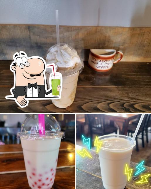 Enjoy a beverage at steam café