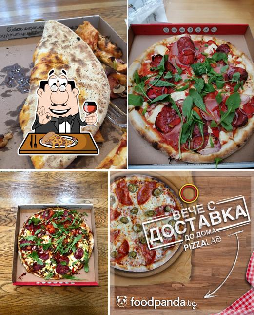 Choisissez des pizzas à Pizza Lab