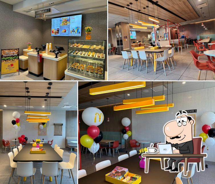 L'intérieur de McDonald's