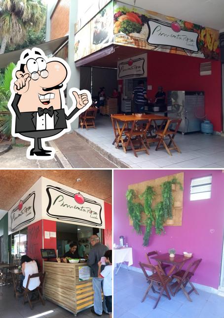 Veja imagens do interior do Restaurante Pimenta Rosa