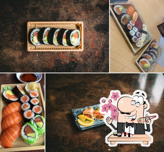 Les sushi sont servis à Steppe sushi