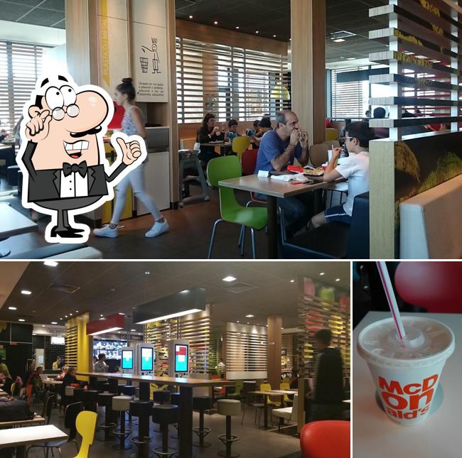 Las fotos de interior y bebida en McDonald's - Santa Maria da Feira