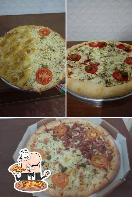 Peça diversos variedades de pizza