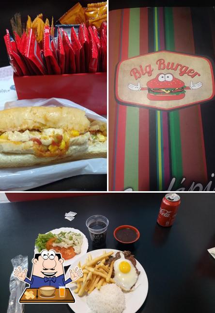 Comida em Big Burger