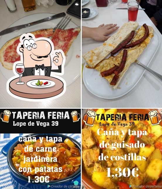 Еда в "Taperia Feria"