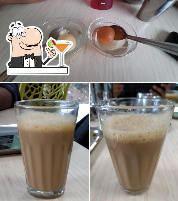 Take a look at the photo showing drink and food at DC canteen MGB