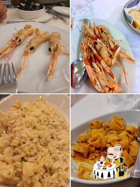 Scampi al Ristorante Europa