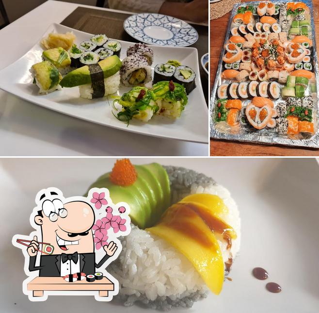 Prova le diverse opzioni di sushi