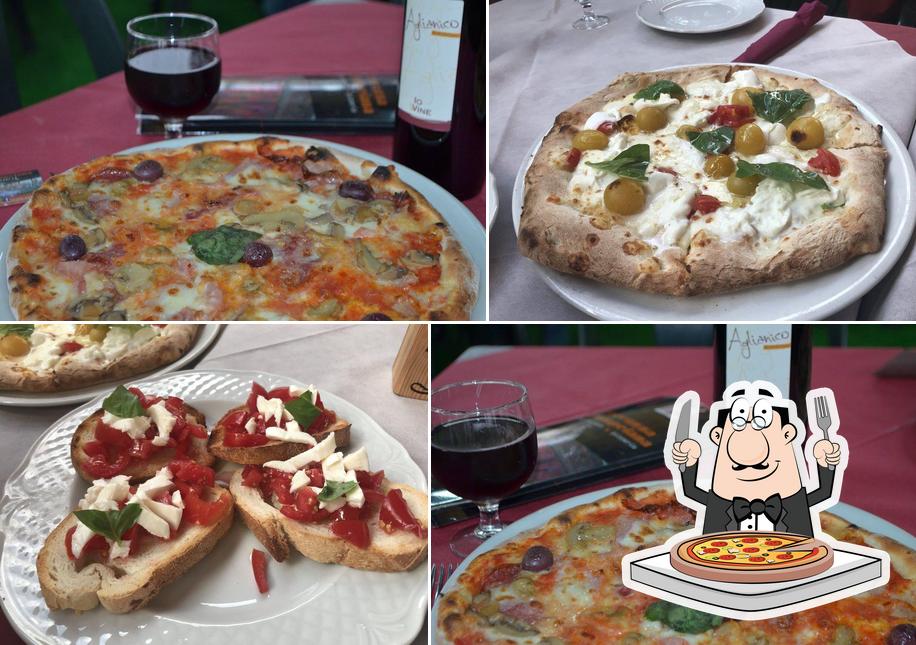 Prenez des pizzas à Terrazza Pompeiana