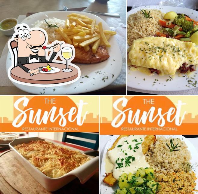 Comida em The Sunset Restaurante Internacional