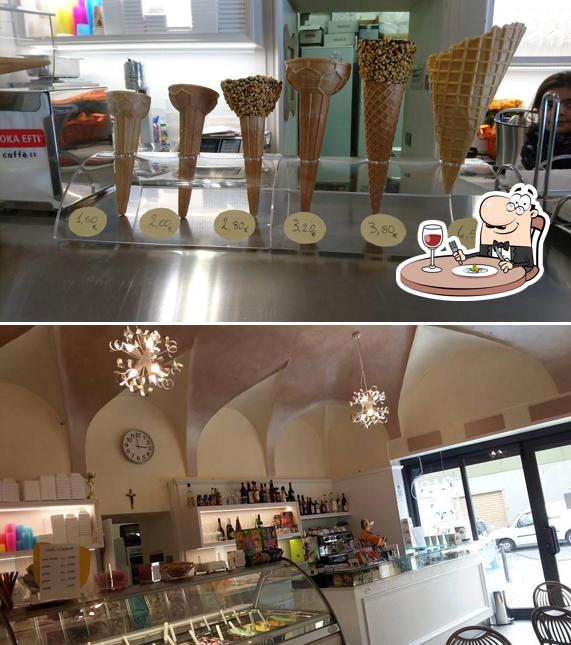 Cibo al Bar & Gelateria Artigianale Delizia Anche Gelato Vegano e Senza Lattosio a Calcinate