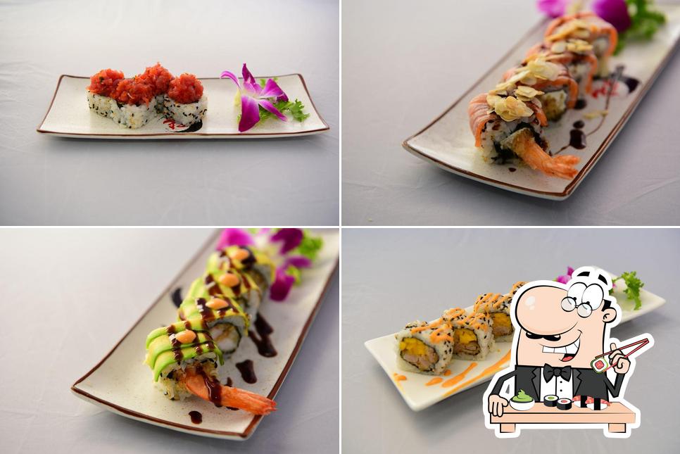 Ordina le diverse opzioni di sushi