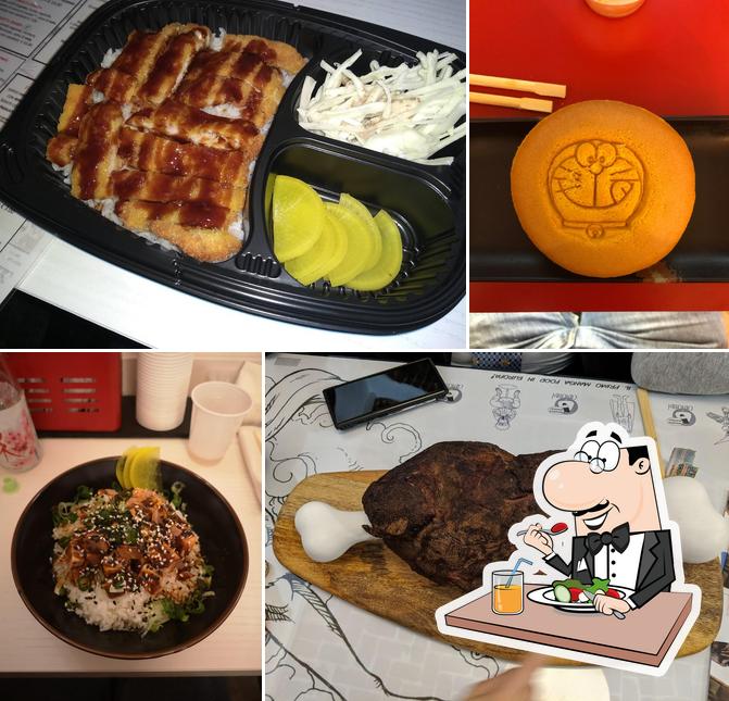 Meals at Cibichibi Manga Food