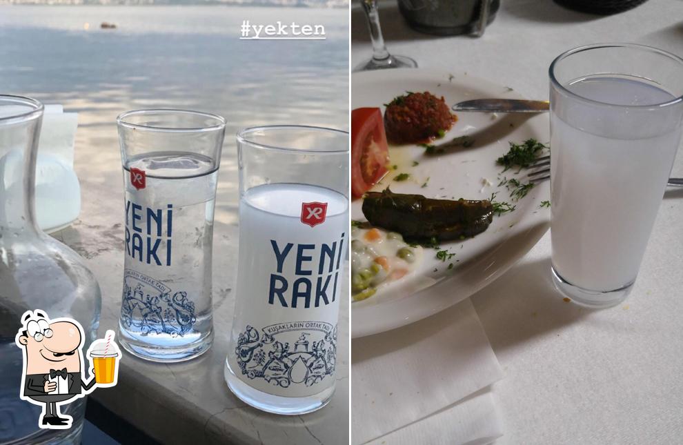 Izmit Yelken Kulubu te ofrece diferentes bebidas