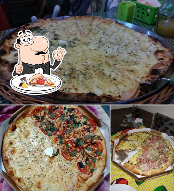 Consiga pizza no Família Santos Pizzaria