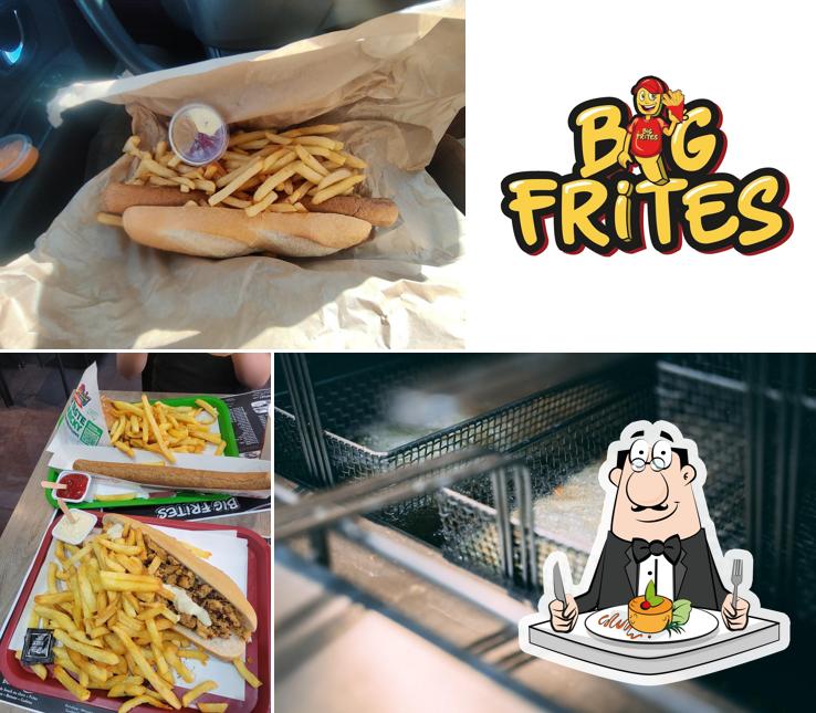 Еда в "Big frites"