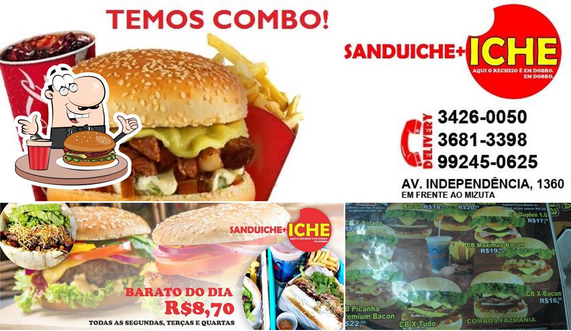 Peça um hambúrguer no Disk Lanche Taubaté - SANDUICHE-ICHE