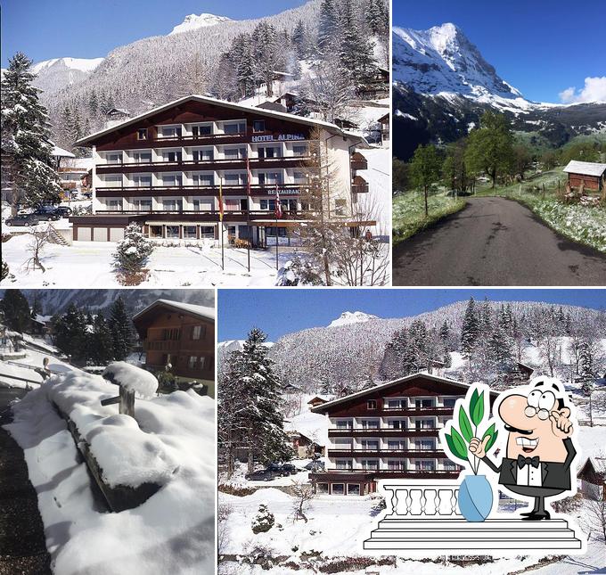 Gli esterni di Hotel und Restaurant Alpina