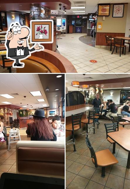 L'intérieur de McDonald's