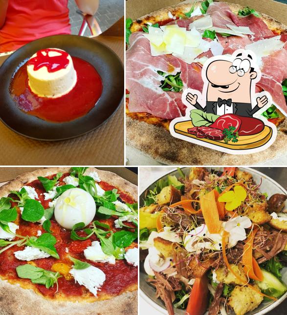 Carpaccio de bœuf à Complices & Pizza (L’Étable des Complices)