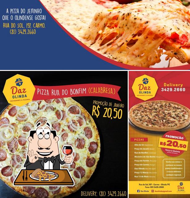 Consiga pizza no Daz Olinda