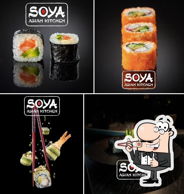 Prenditi le diverse opzioni di sushi