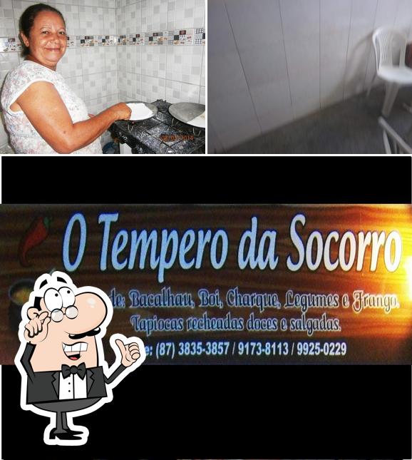 O interior do Tempero Da Socorro