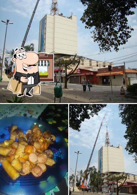 Entre diversos coisas, exterior e comida podem ser encontrados no Bar e Restaurante os Gatões