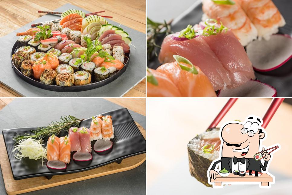 Закажите разные виды суши
