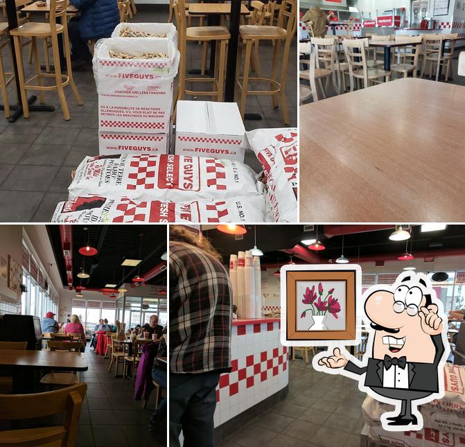 L'intérieur de Five Guys