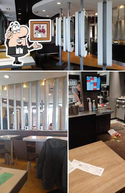 L'intérieur de McDonald's