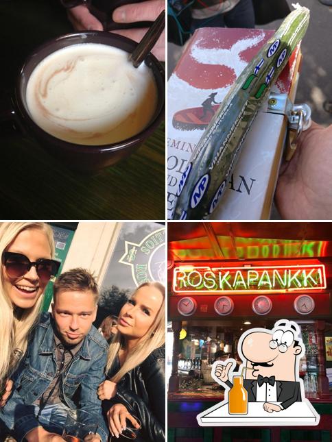 Disfrutra de tu bebida favorita en Ravintola Roskapankki