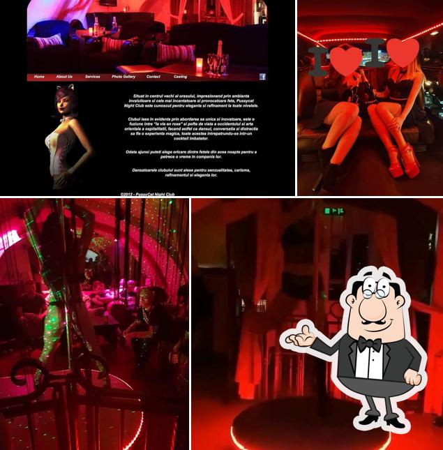 L'intérieur de Pussycat night club brasov