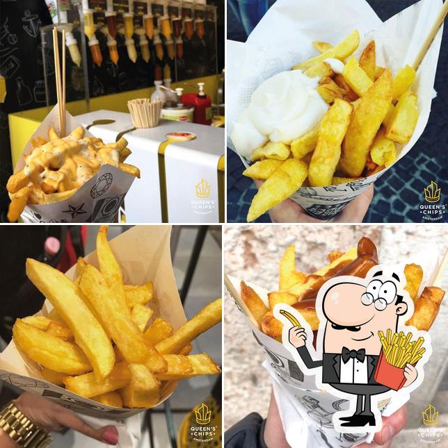 Prova a prendere un piatto di chips a Queen's Chips Amsterdam