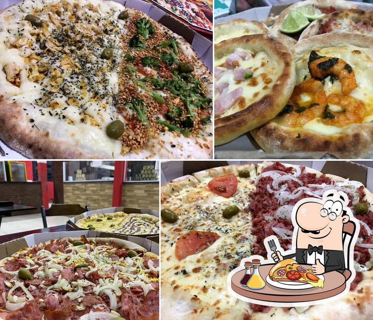 Peça diferentes estilos de pizza