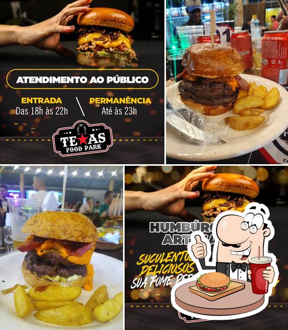 Experimente um hambúrguer no Texas Food Park - Telêmaco Borba