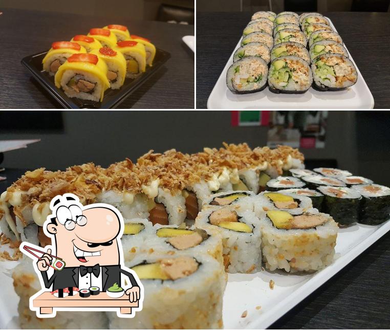 Les sushi sont disponibles à Sushi Délice