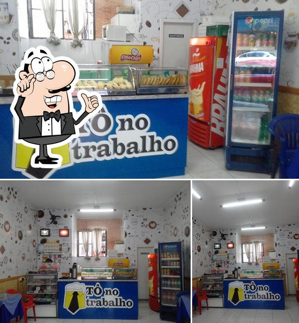 O interior do Tô No Trabalho