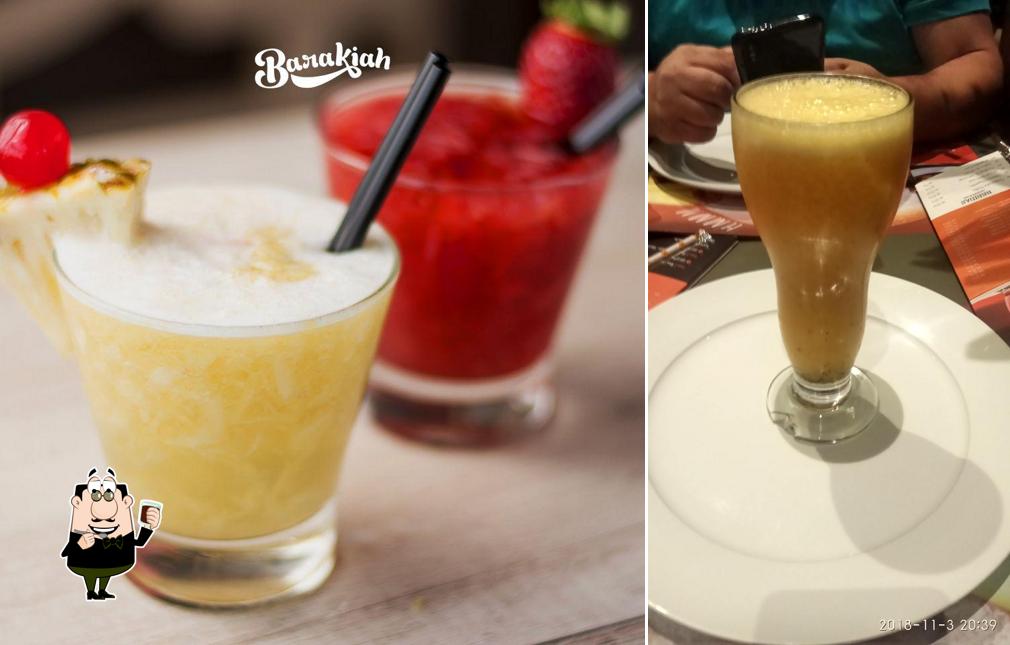 Descubra diferentes bebidas servidos no Barakiah