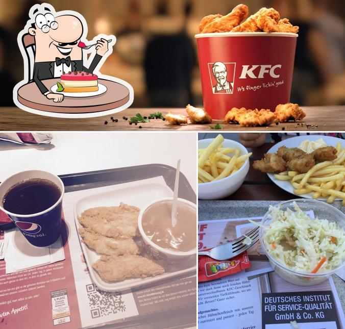 Kentucky Fried Chicken sert une éventail de desserts