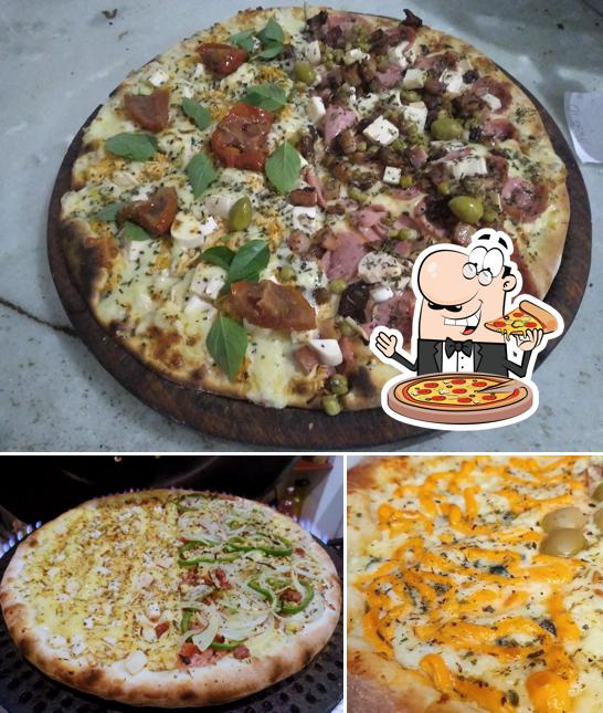 Consiga diversos tipos de pizza