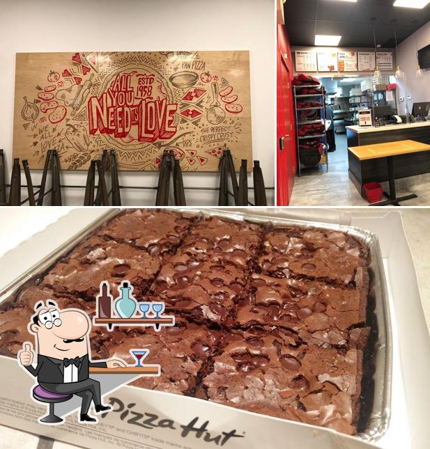 Voici la photo représentant la intérieur et dessert sur Pizza Hut