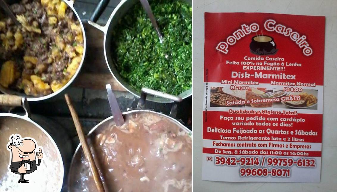 Disk Marmitex Ponto Caseiro São José dos Campos Menu do restaurante