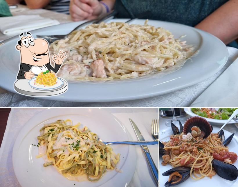 Spaghetti alla carbonara al Ristorante Pizzeria San Remo