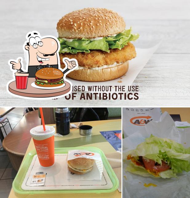 Essayez un hamburger à A&W Canada