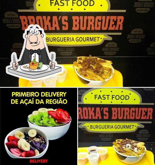 Comida em Broka's Prime Burgueria Gourmet